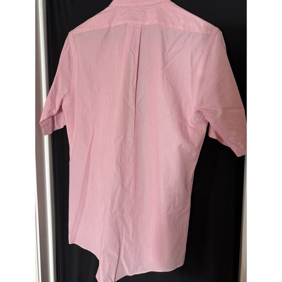 Brooks Brothers Button Up Shirt White Pink Original Polo 346 14.5 Spring - Picture 3 of 6